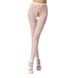 Эротические колготки-бодистокинг Passion S010 white, с доступом, геометрический рисунокPSS010W,1 - интернет-магазин интимных товаров Squitter