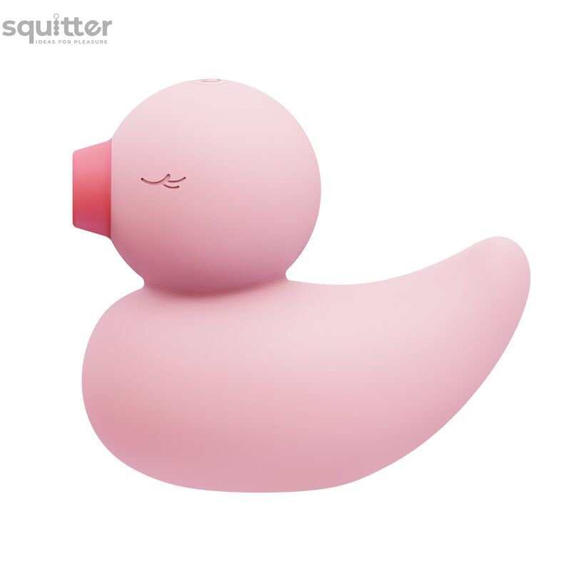 Вакуумний вібратор-качечка CuteVibe Ducky Pink SO6553 фото