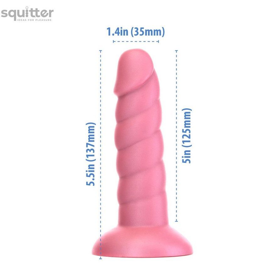 Фалоімітатор Fantasy by Addiction Unicorn Dildo 5.5&rdquo; Pink, віброкуля в подарунок SX3158 - онлайн-сексшоп Сквітер