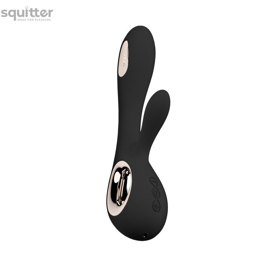 Вибратор-кролик LELO Soraya Wave Black, манящие движения ствола SO8112 - онлайн-сексшоп Сквитер