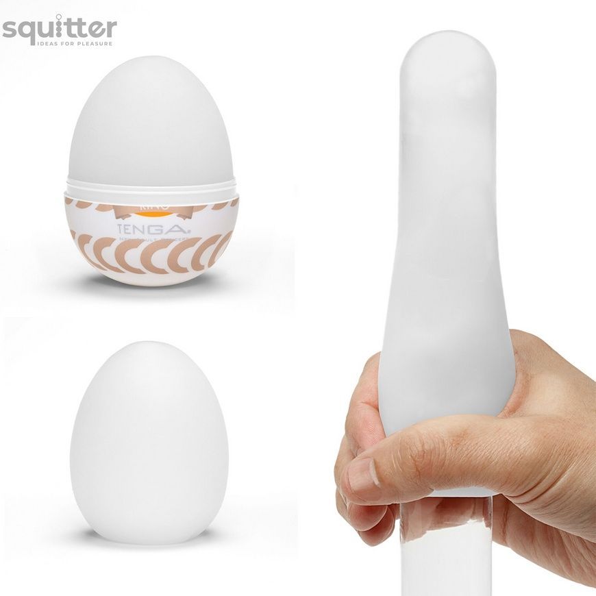 Мастурбатор-яйце Tenga Egg Ring з асиметричним рельєфом SO5499 - онлайн-сексшоп Сквітер