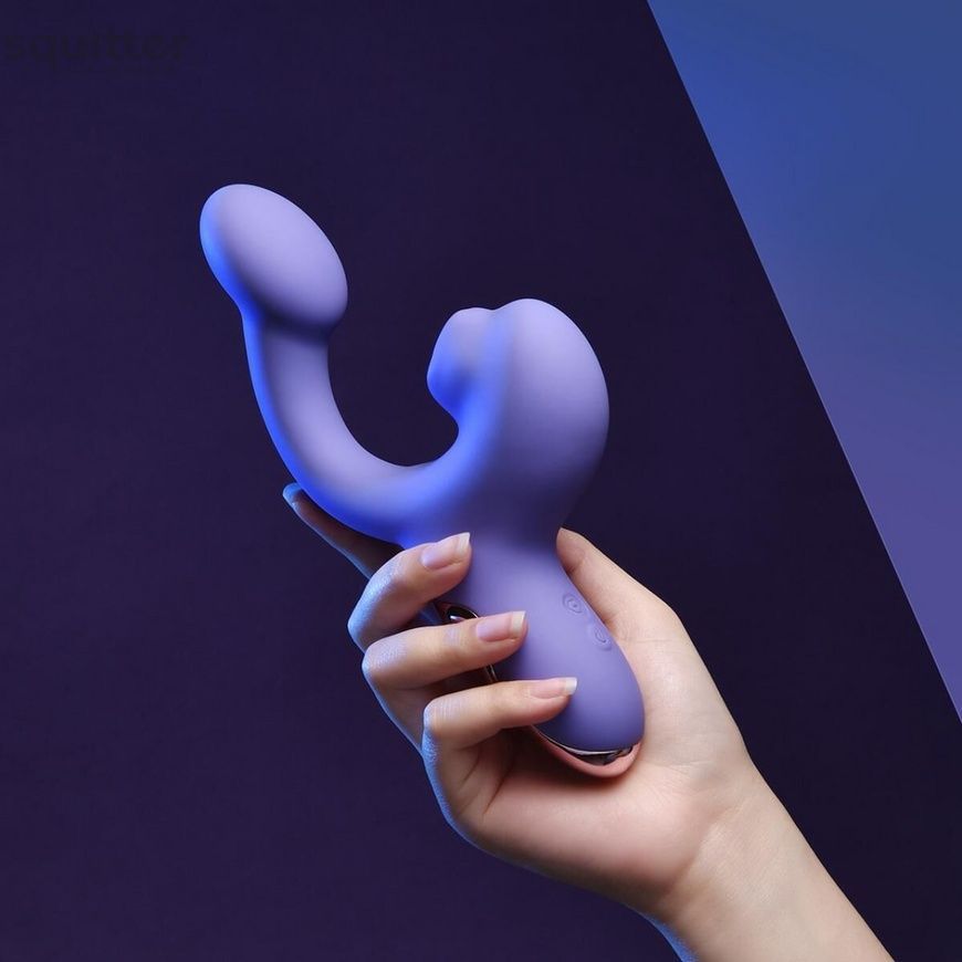 Смарт-вібратор Magic Motion Ponder Purple, подвійна стимуляція, віброяйце+язичок для клітора SX3228 - онлайн-сексшоп Сквітер