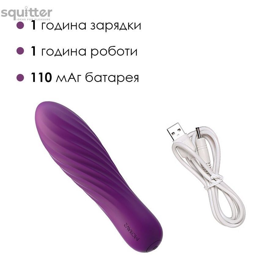 Мощный мини-вибратор Svakom Tulip Violet SO6033 - онлайн-сексшоп Сквитер