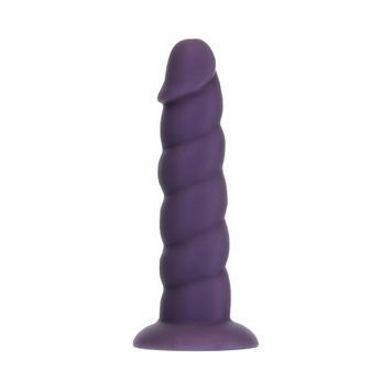 Фалоімітатор Fantasy by Addiction Unicorn Dildo 7&rdquo; Purple, віброкуля в подарунок SX3159 - онлайн-сексшоп Сквітер