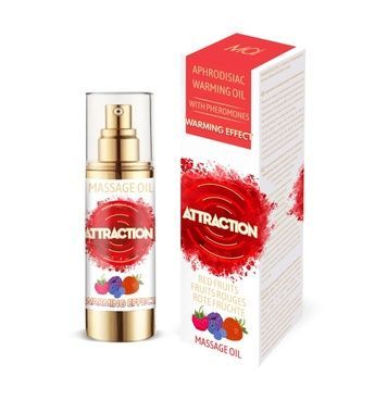 Розігрівальна масажна олія з феромонами MAI PHEROMON MASSAGE OIL &mdash; RED FRUITS (30 мл) SO3953 - онлайн-сексшоп Сквітер