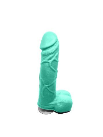 Мило у формі пеніса Чистий Кайф Turquoise size M, крафтове мило-член, натуральне SO2645 - онлайн-сексшоп Сквітер