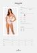 Еротичне напівпрозоре боді Obsessive Heavenlly crotchless teddy XS/S, з доступом SO8166,5 - інтернет-магазин інтимних товарів Squitter