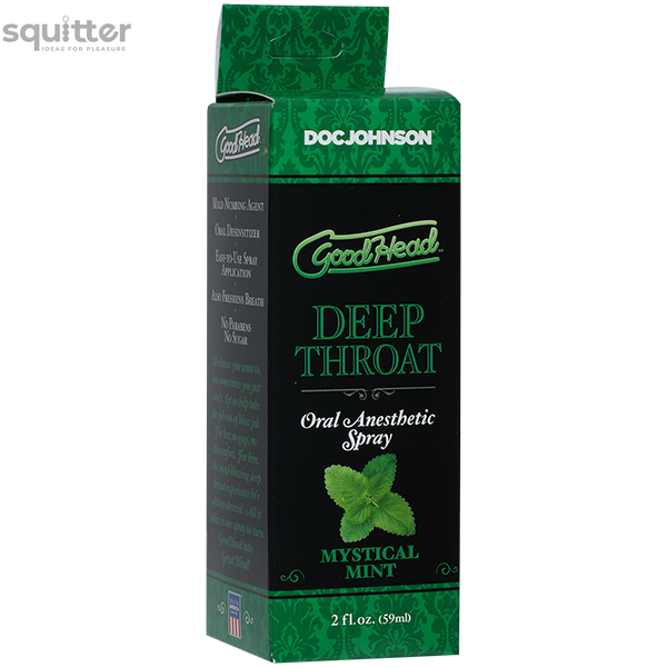 Спрей для мінету Doc Johnson GoodHead DeepThroat Spray - Mystical Mint 59 мл для глибокого мінету SO2799 фото