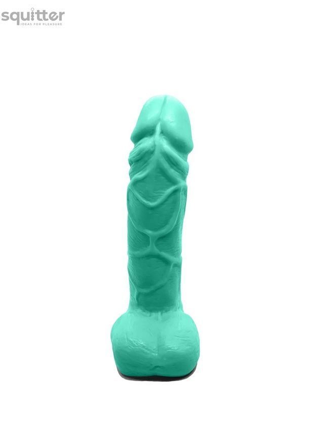 Мило у формі пеніса Чистий Кайф Turquoise size M, крафтове мило-член, натуральне SO2645 - онлайн-сексшоп Сквітер