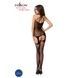 Бодистокинг Passion BS056 black, комбинезон, имитация чулокPBS056B,4 - интернет-магазин интимных товаров Squitter
