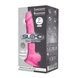 Фалоімітатор SilexD Johnny Pink Glow in the dark, двошаровий, силікон+Silexpan, діаметр 3,5см SO7026,2 - інтернет-магазин інтимних товарів Squitter