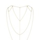 Цепочка для спины Bijoux Indiscrets Magnifique Back and Cleavage Chain - Gold, украшение для тела SO2657 фото 2