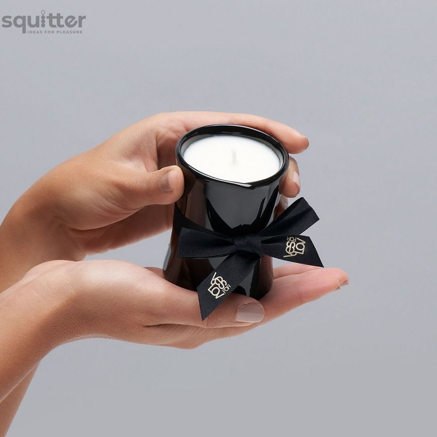 Масажна свічка YESforLOV MASSAGE CANDLE with titillating scent 120 г, пряний аромат, віск + олії SX4535 - онлайн-сексшоп Сквітер
