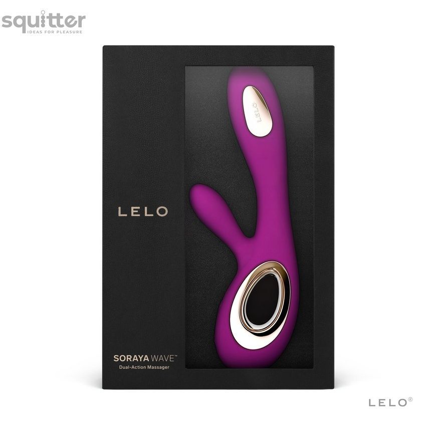 Вибратор-кролик LELO Soraya Wave Deep Rose, манящие движения ствола SO8113 - онлайн-сексшоп Сквитер