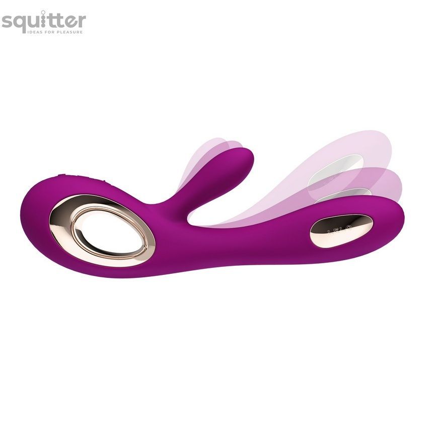 Вибратор-кролик LELO Soraya Wave Deep Rose, манящие движения ствола SO8113 - онлайн-сексшоп Сквитер