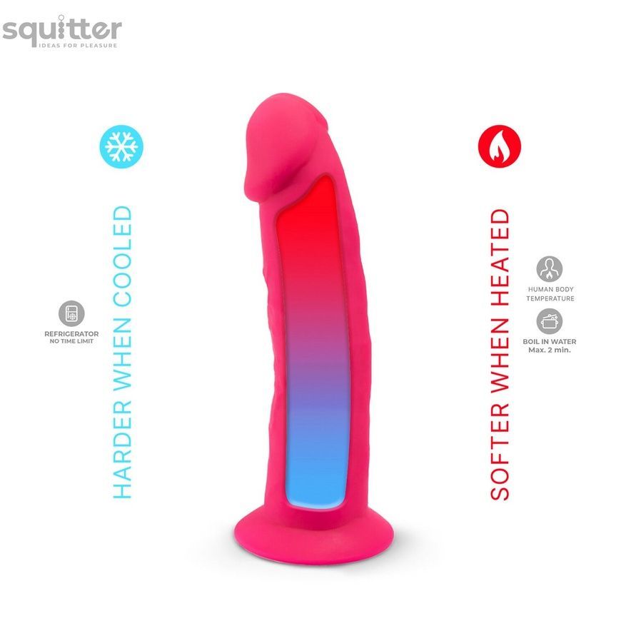 Фалоімітатор з вібрацією SilexD Henry Vibro Pink (MODEL 2 size 7in) + LRS, діаметр 4,4 см SX3130 - онлайн-сексшоп Сквітер