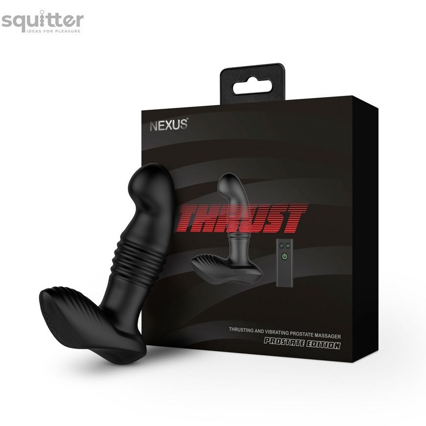 Масажер простати Nexus Thrust Prostate Edition, вібрація та пульсація, пульт ДК SO9860 - онлайн-сексшоп Сквітер