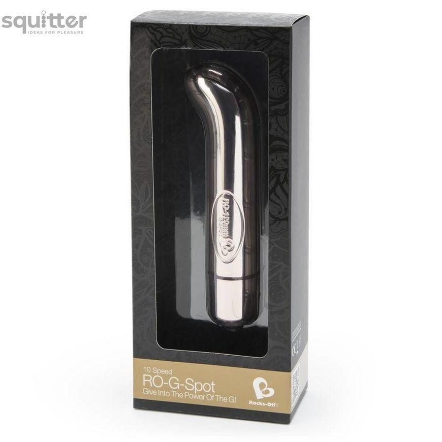 Вібратор Rocks Off RO G-Spot 10 Rose Gold SO1758 - онлайн-сексшоп Сквітер