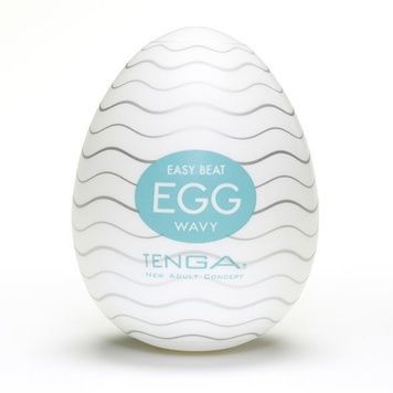 Мастурбатор яйце Tenga Egg Wavy (Хвилястий) E21515 - онлайн-сексшоп Сквітер