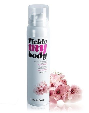 Масажна піна Love To Love TICKLE MY BODY Cherry Blossom (150 мл) зволожувальна SO2714 - онлайн-сексшоп Сквітер