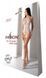 Бодістокінг з імітацією корсетної шнурівки Passion BS094 One Size, white, квітковий візерунок, з дос SO8925,6 - інтернет-магазин інтимних товарів Squitter