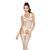 Бодістокінг Passion BS038 white, комбінезон, імітація панчіх і пояса PBS038W - онлайн-сексшоп Сквітер