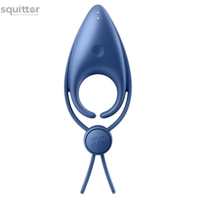 Эрекционное виброкольцо лассо с регулировкой размера Satisfyer Sniper Blue SO6080 фото