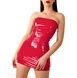 Сексуальна вінілова сукня Art of Sex - Jaklin, розмір L-2XL, колір червоний SO7508,2 - інтернет-магазин інтимних товарів Squitter