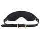 Розкішна маска на очі Zalo Blindfolds Black, натуральна шкіра SO8231,3 - інтернет-магазин інтимних товарів Squitter