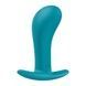 Анальна пробка Fun Factory BOOTIE L Aquamarine, діаметр 3,8 см, тонкий обмежувач SX3667,3 - інтернет-магазин інтимних товарів Squitter