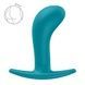 Анальна пробка Fun Factory BOOTIE L Aquamarine, діаметр 3,8 см, тонкий обмежувач SX3667,2 - інтернет-магазин інтимних товарів Squitter
