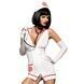Еротичний костюм медсестри Obsessive Emergency dress S/M, white, сукня, стринги, рукавички, чепчик, стетоскоп SO7704,1 - інтернет-магазин інтимних товарів Squitter