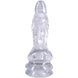 Фентезійний фалоімітатор Doc Johnson Crystal Jellies - Invader Dong 8.5 Inch - Clear SX4432,4 - інтернет-магазин інтимних товарів Squitter