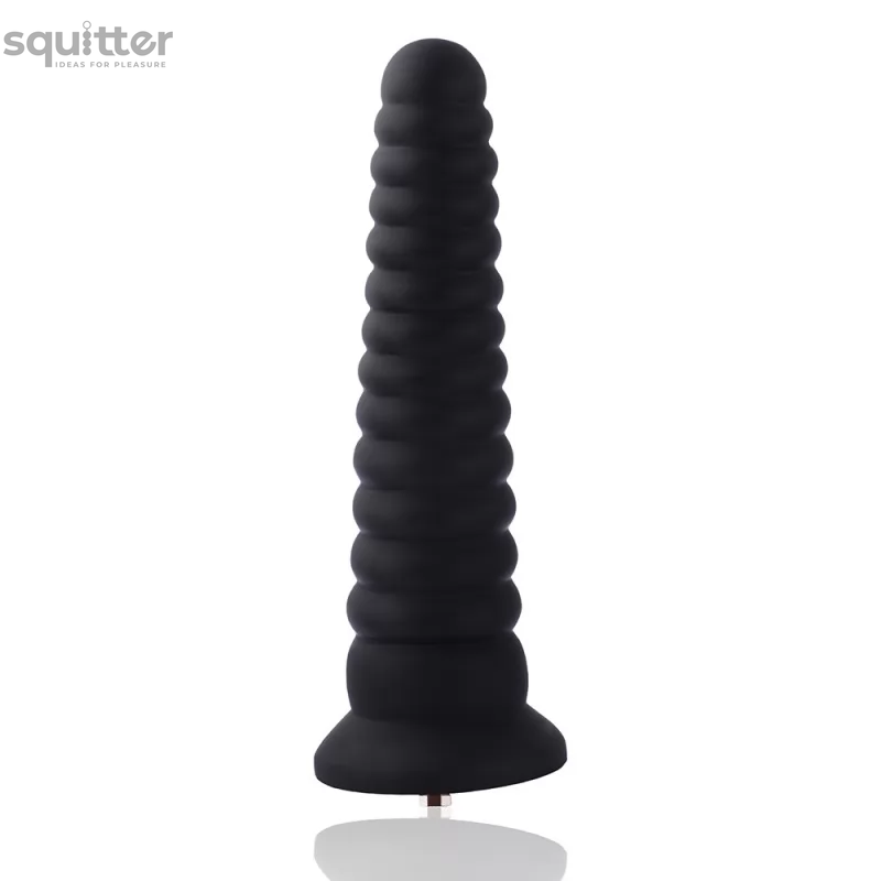 Анальный дилдо в форме башни для секс-машин Hismith Tower shape Anal Toy, система KlicLok SO6209 фото