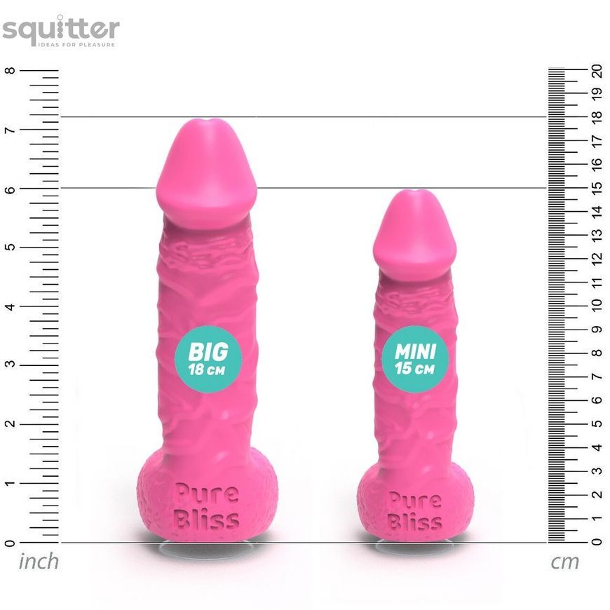 Крафтовое мыло-член с присоской Pure Bliss BIG Pink, натуральное SO6364 - онлайн-сексшоп Сквитер