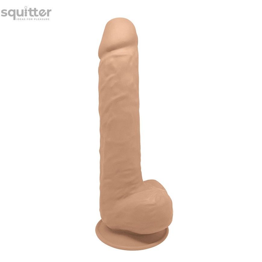 Фаллоимитатор SilexD Kingston Flesh (MODEL 15in), двухслойный, силикон+Silexpan, диаметр 7 см SO6029 - онлайн-сексшоп Сквитер