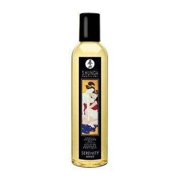 Массажное масло Shunga Serenity - Monoi (250 мл) натуральное увлажняющее SO2875 - онлайн-сексшоп Сквитер