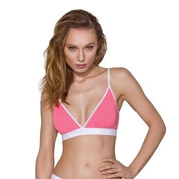 Спортивний топ з подвійними бретелями Passion PS007 TOP XL, pink SO4274 - онлайн-сексшоп Сквітер