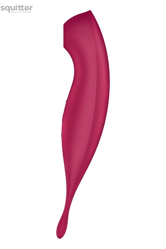 Вакуумний вібратор Satisfyer Twirling Pro+ dark red SO6715 фото