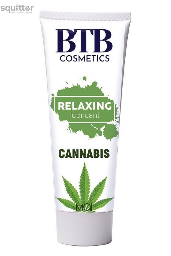 Смазка на гибридной основе BTB Relaxing Lubricant Cannabis (100 мл) SO7537 - онлайн-сексшоп Сквитер
