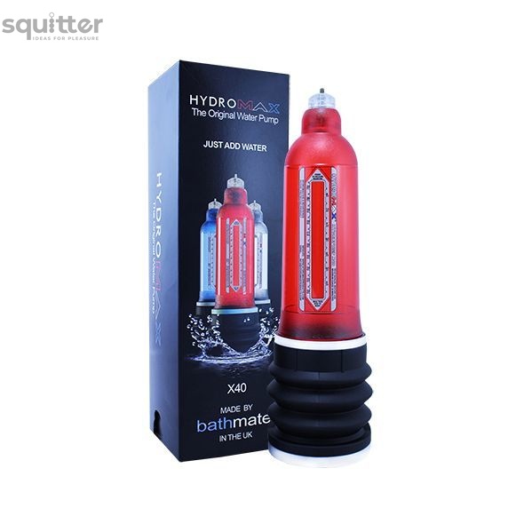 Гидропомпа Bathmate Hydromax 9 Red (X40), для члена длиной от 18 до 23см, диаметр до 5,5см HM-40-BR фото