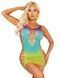 Сукня Leg Avenue Seamless Ombre Faux Lace Up Mini Dress One Size Ocean SX2775,1 - інтернет-магазин інтимних товарів Squitter