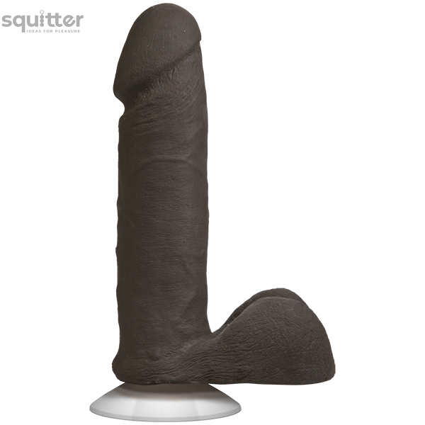 Фалоімітатор Doc Johnson The Realistic Cock 6 inch Black - ULTRASKYN, Vac-U-Lock, діаметр 4,3 см SO2790 фото