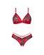 Комплект Obsessive Ms Merrilo 2-pcs set, M/L, м&rsquo;який бюстгальтер та трусики з доступом і з помпоном SX1160,3 - інтернет-магазин інтимних товарів Squitter