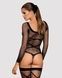 Бодистокинг Obsessive Bodystocking G320 S/M/L, чулки, боди, декор в виде линийSO7241,2 - интернет-магазин интимных товаров Squitter