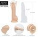 Фалоімітатор з вібрацією та ротацією Naked ADDICTION James 8&Prime; Rotating & Vibrating Dong, пульт ДК SO5587,5 - інтернет-магазин інтимних товарів Squitter