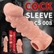 Насадка на член Kokos Cock Sleeve CS 008 S SX4619,8 - інтернет-магазин інтимних товарів Squitter