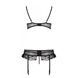 Сексуальный комплект с поясом для чулок LOVELIA SET black S/M - PassionSO4778,6 - интернет-магазин интимных товаров Squitter