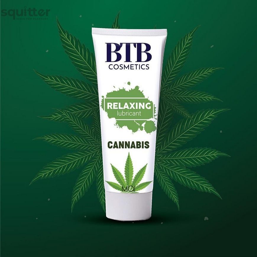 Смазка на гибридной основе BTB Relaxing Lubricant Cannabis (100 мл) SO7537 - онлайн-сексшоп Сквитер