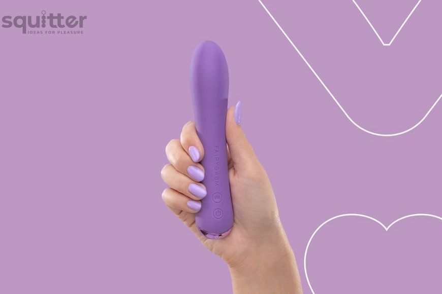 Вібратор з підігрівом FairyGasm WowGenie violet, підігрів до 42 &deg;C SX0655 - онлайн-сексшоп Сквітер